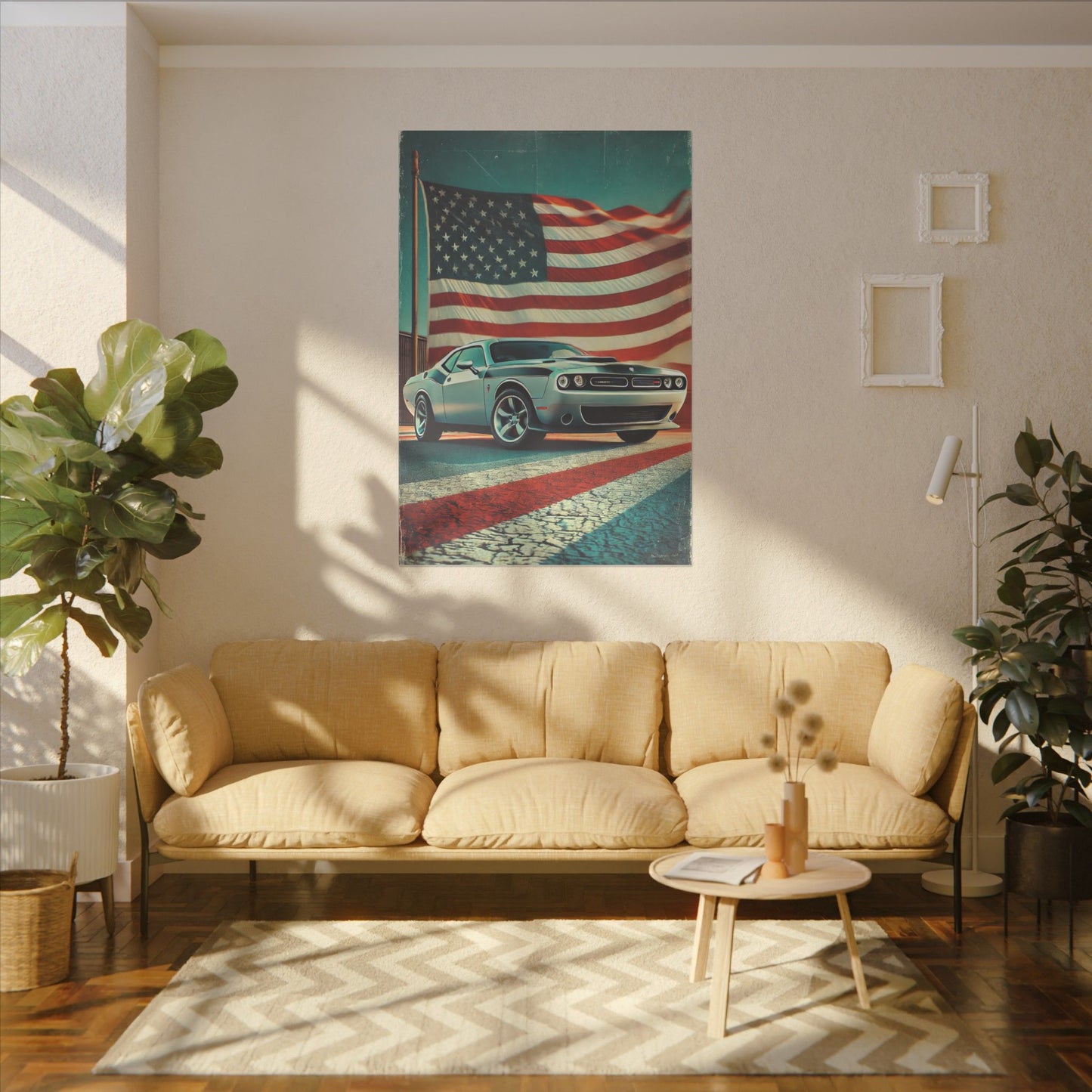 Canvas Print: Muscle American Car