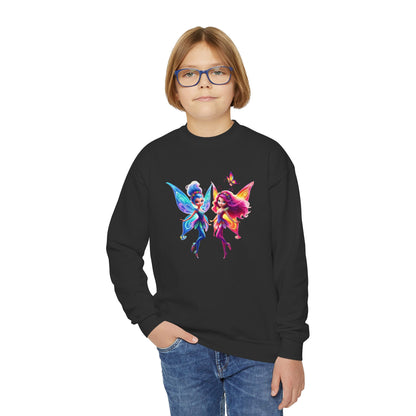 Girls Crewneck Sweatshirt with Colorful Design | Trendy Streetwear