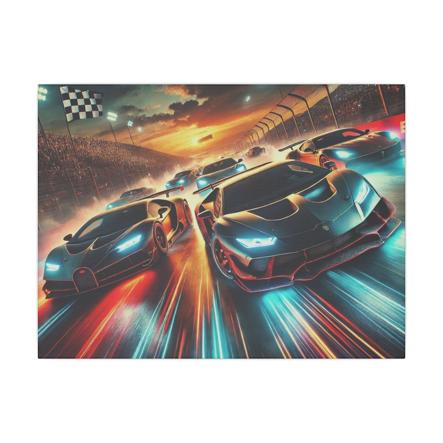 Canvas Print - Super Cars Racing