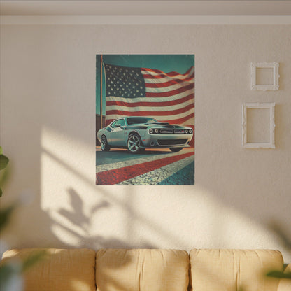 Canvas Print: Muscle American Car