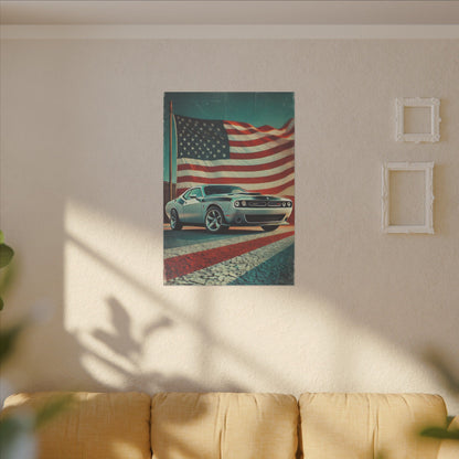 Canvas Print: Muscle American Car