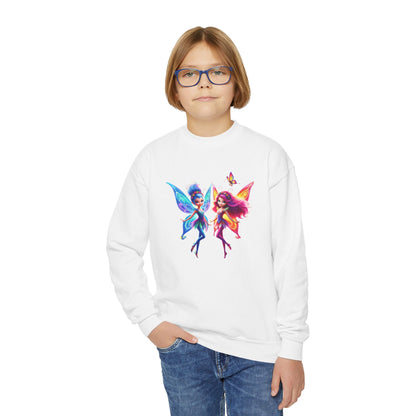 Girls Crewneck Sweatshirt with Colorful Design | Trendy Streetwear