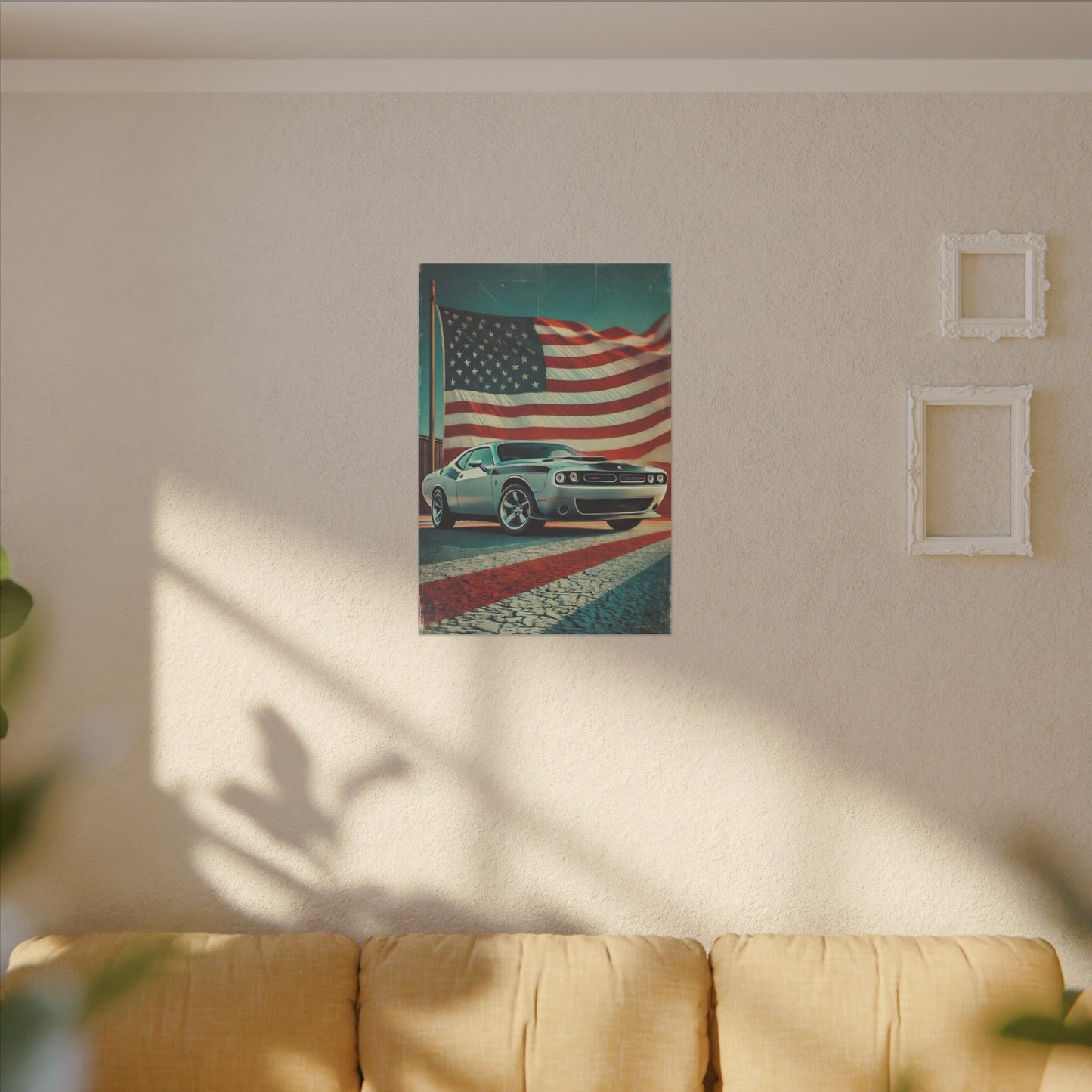 Canvas Print: Muscle American Car