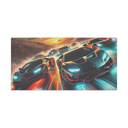 Canvas Print - Super Cars Racing