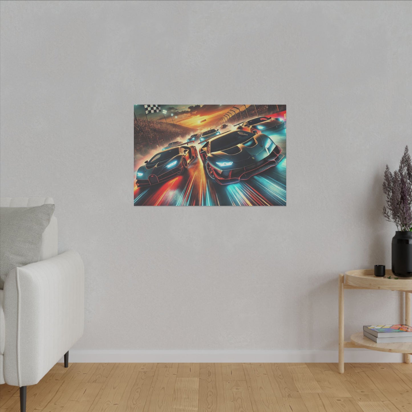 Canvas Print - Super Cars Racing