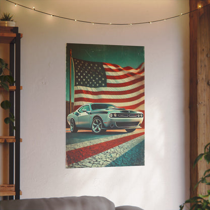 Canvas Print: Muscle American Car
