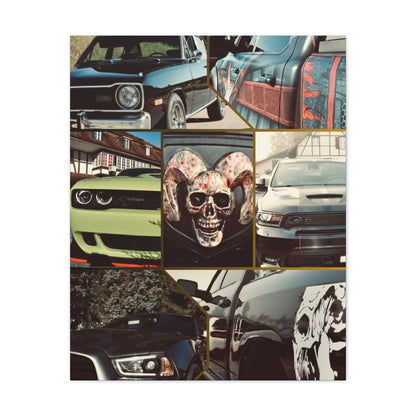 Canvas Print - American Cars Design