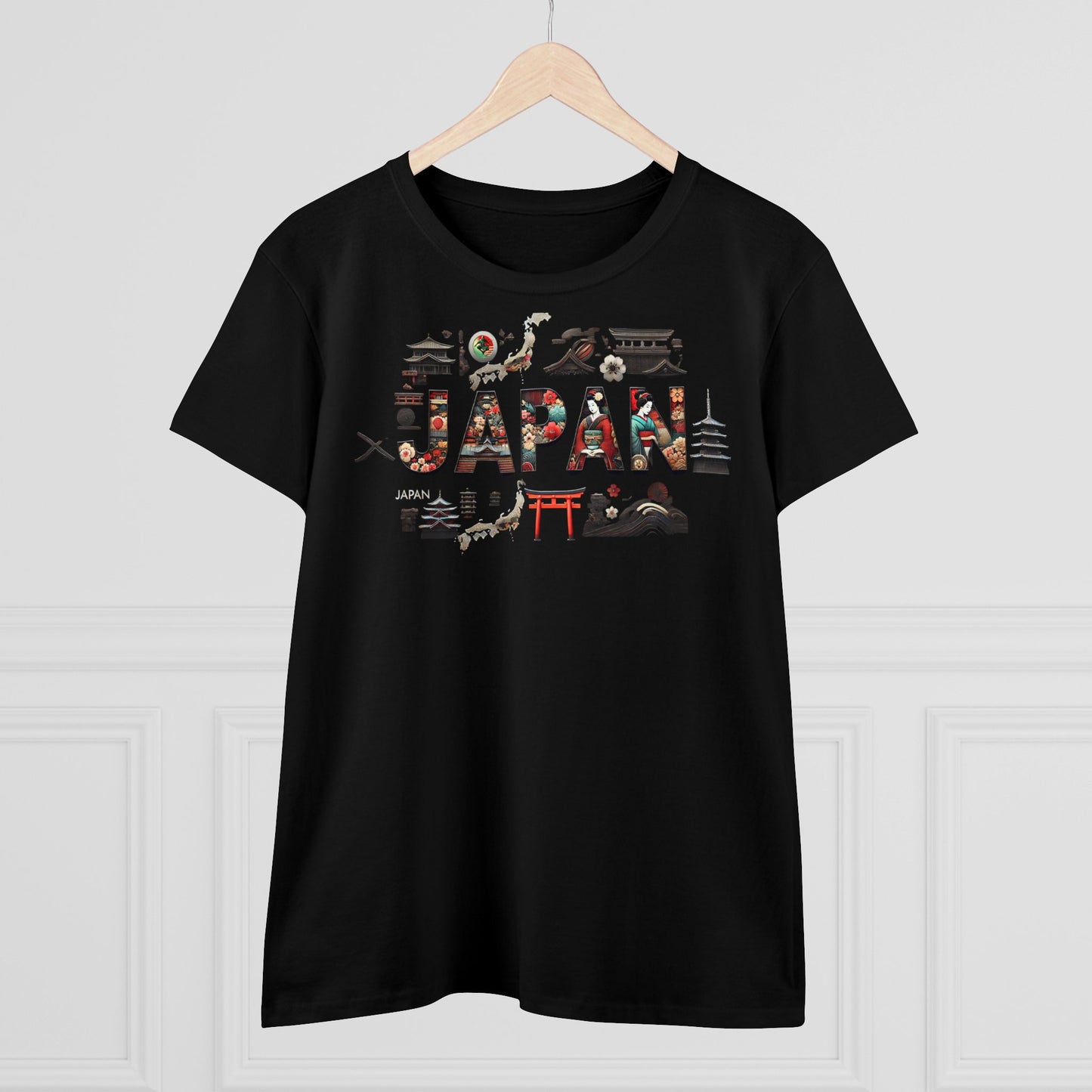 Tee with Japan Details - Women's