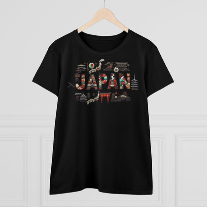 Tee with Japan Details - Women's