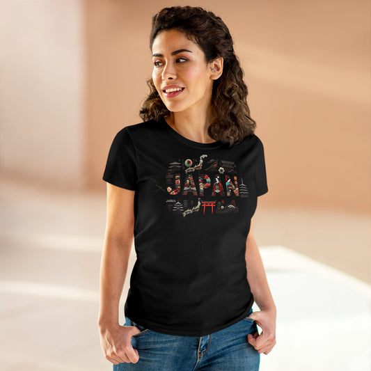 Tee with Japan Details - Women's