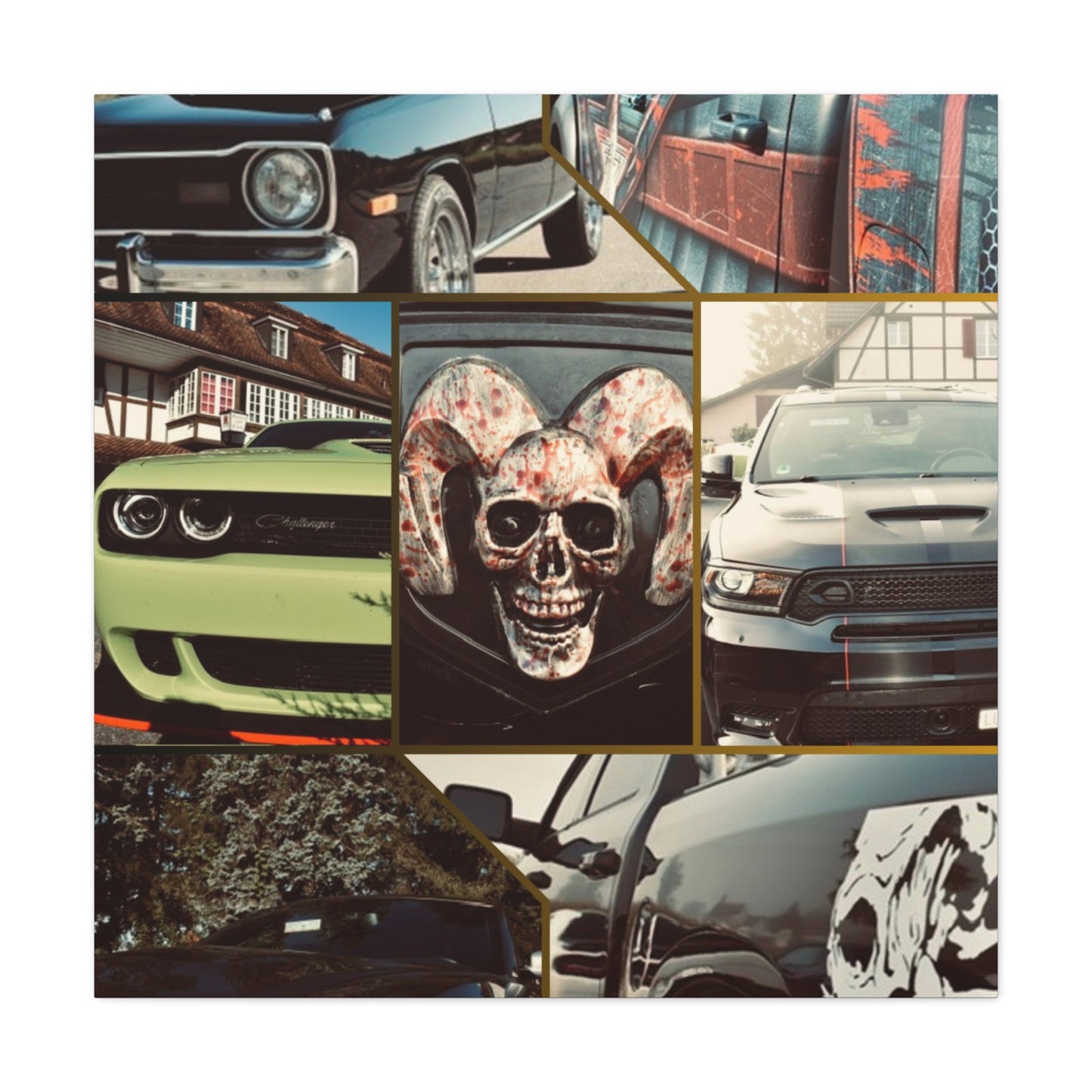 Canvas Print - American Cars Design