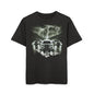 Tee - American Cars Race Acid Washed Heavy Oversize Shirt