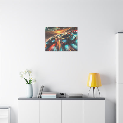 Canvas Print - Super Cars Racing