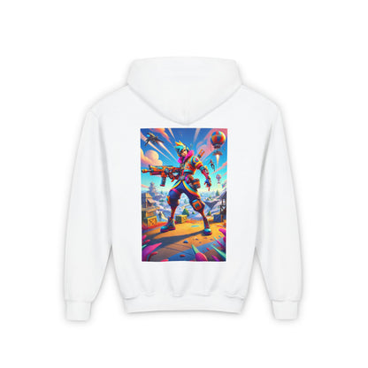 Colorful Youth Hoodie with Fun Graphic Artwork