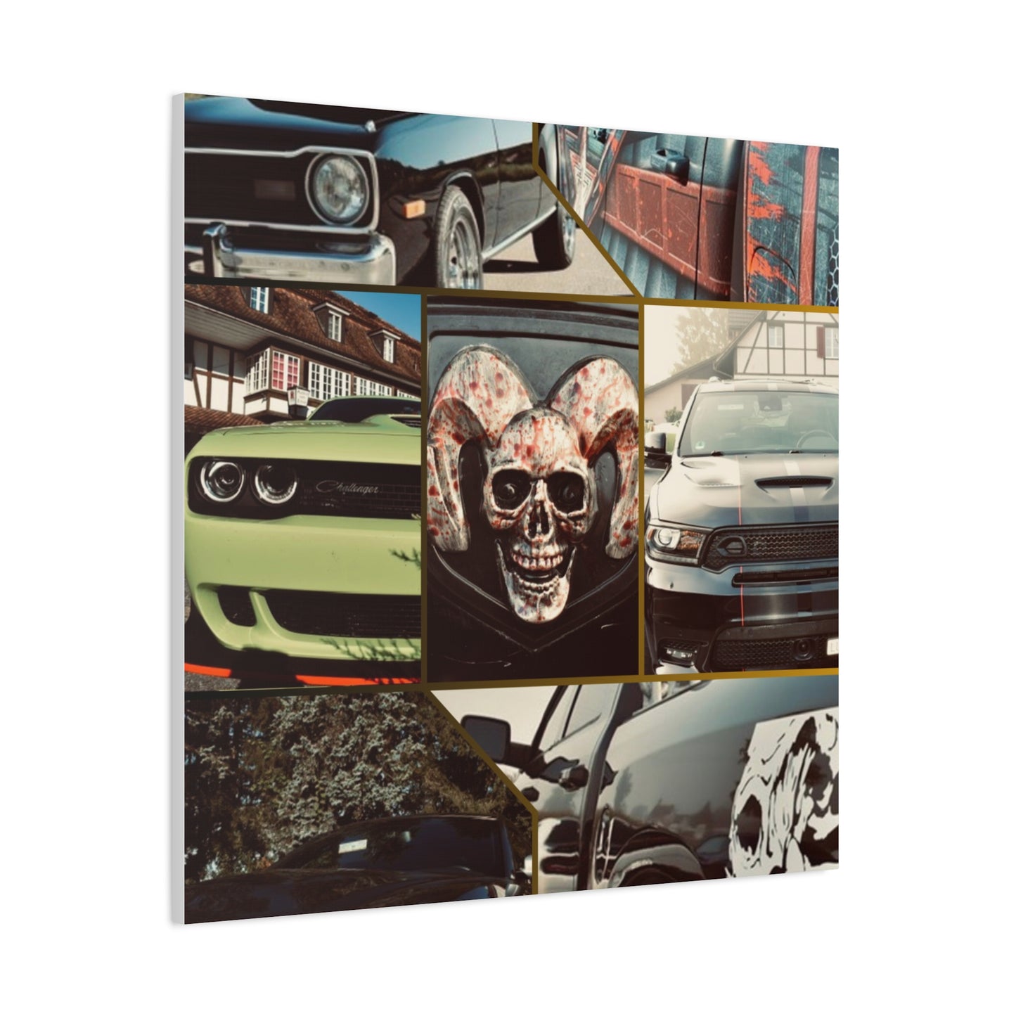 Canvas Print - American Cars Design