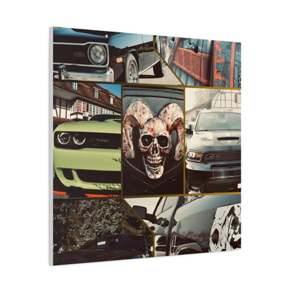 Canvas Print - American Cars Design