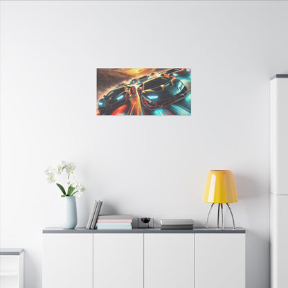 Canvas Print - Super Cars Racing