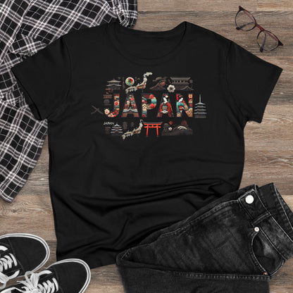 Tee with Japan Details - Women's
