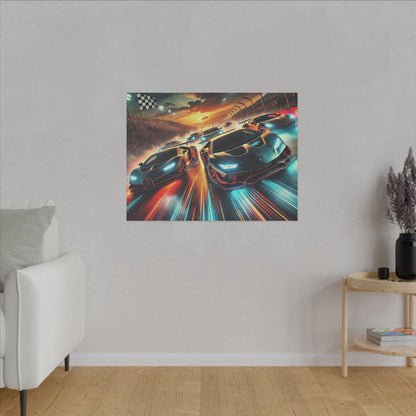 Canvas Print - Super Cars Racing