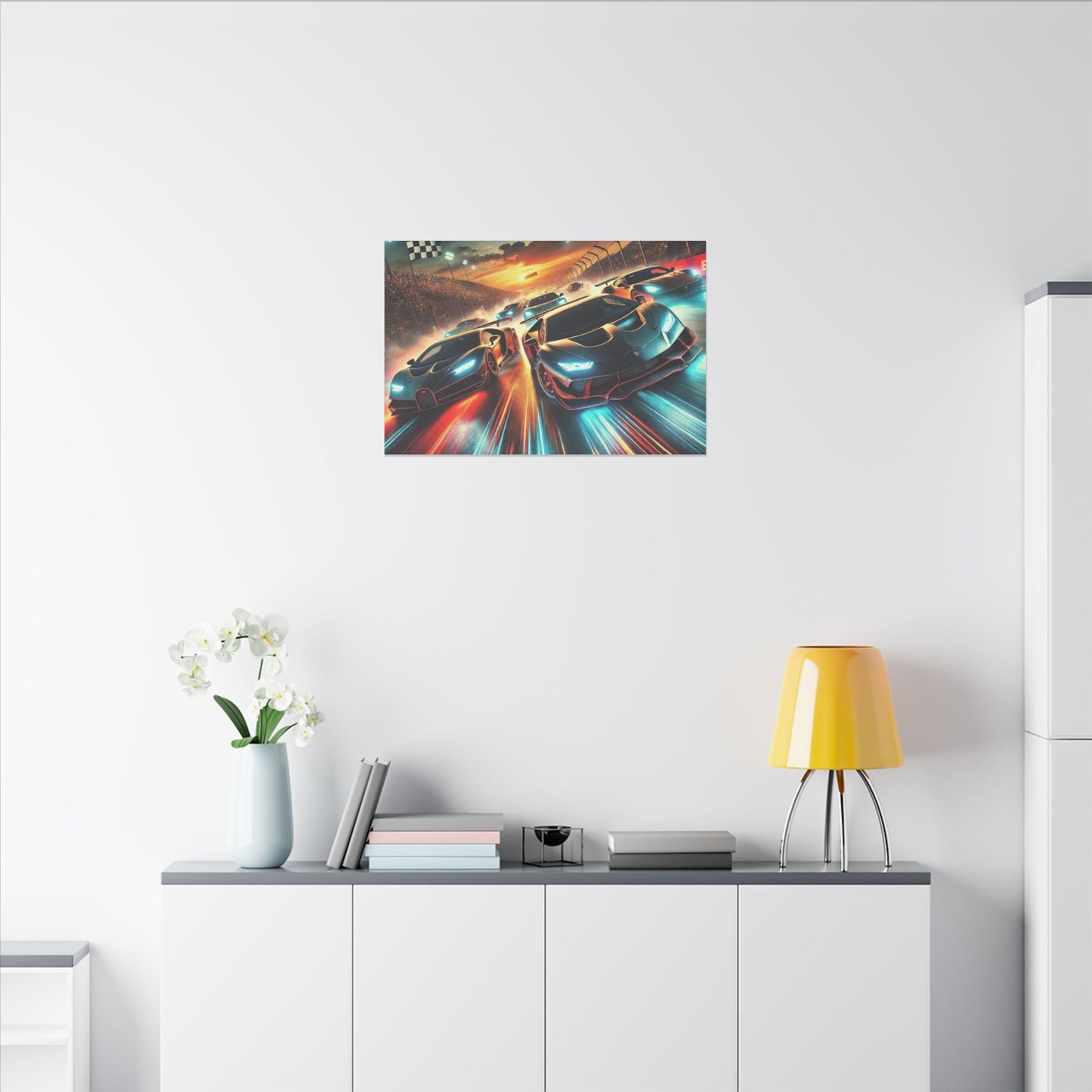 Canvas Print - Super Cars Racing