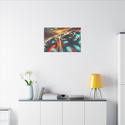 Canvas Print - Super Cars Racing