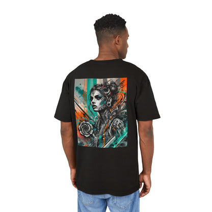 Oversize Tee Acid Washed CO-LIM Woman Men's Shirt