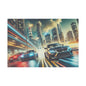 Canvas Print German Cars Racing on Streets Wall Art Decor