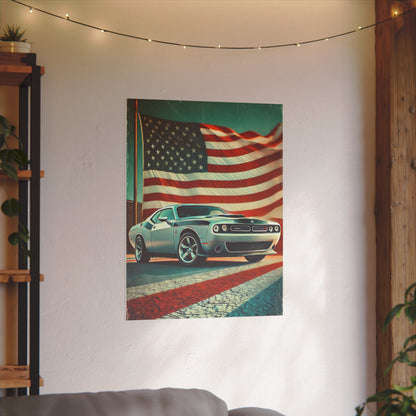 Canvas Print: Muscle American Car