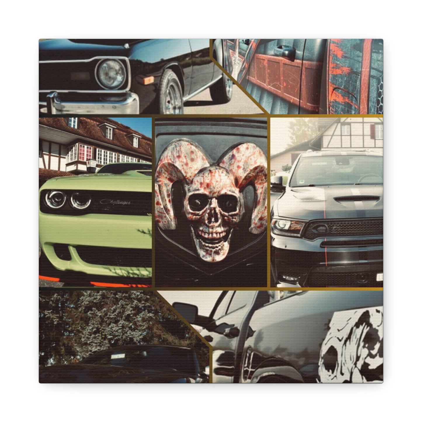 Canvas Print - American Cars Design