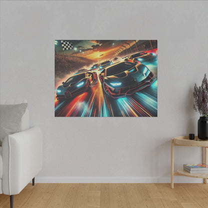 Canvas Print - Super Cars Racing