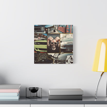 Canvas Print - American Cars Design