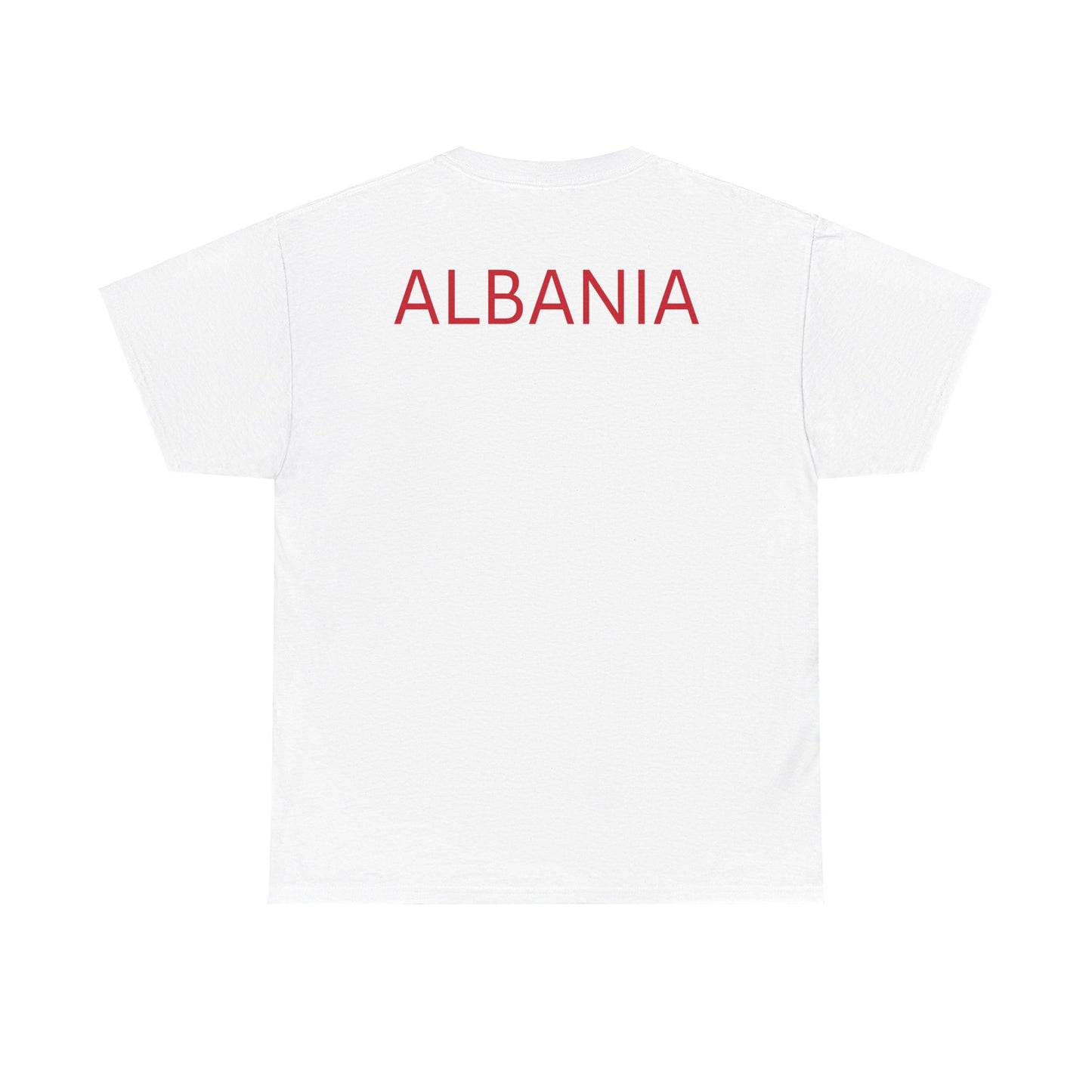 Unisex Heavy Cotton Tee T-shirt Albania Football Sport Men Women