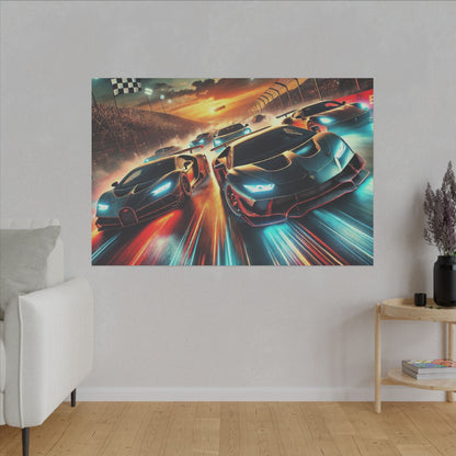Canvas Print - Super Cars Racing