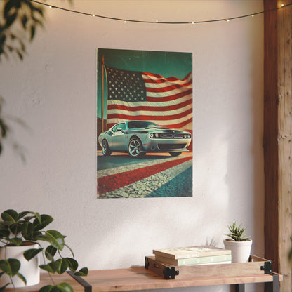 Canvas Print: Muscle American Car