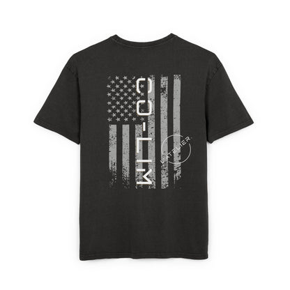 Tee - American Cars Race Acid Washed Heavy Oversize Shirt