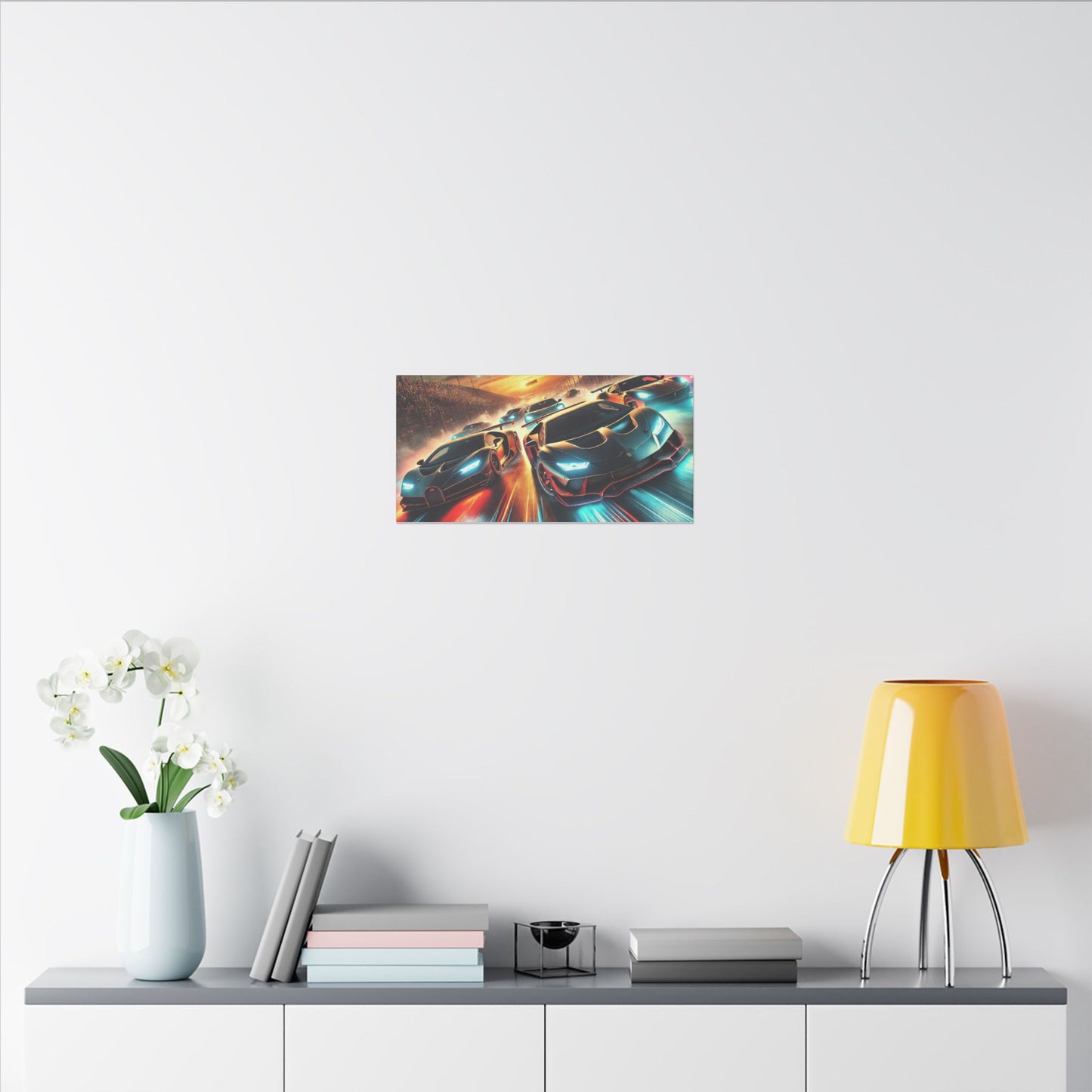 Canvas Print - Super Cars Racing