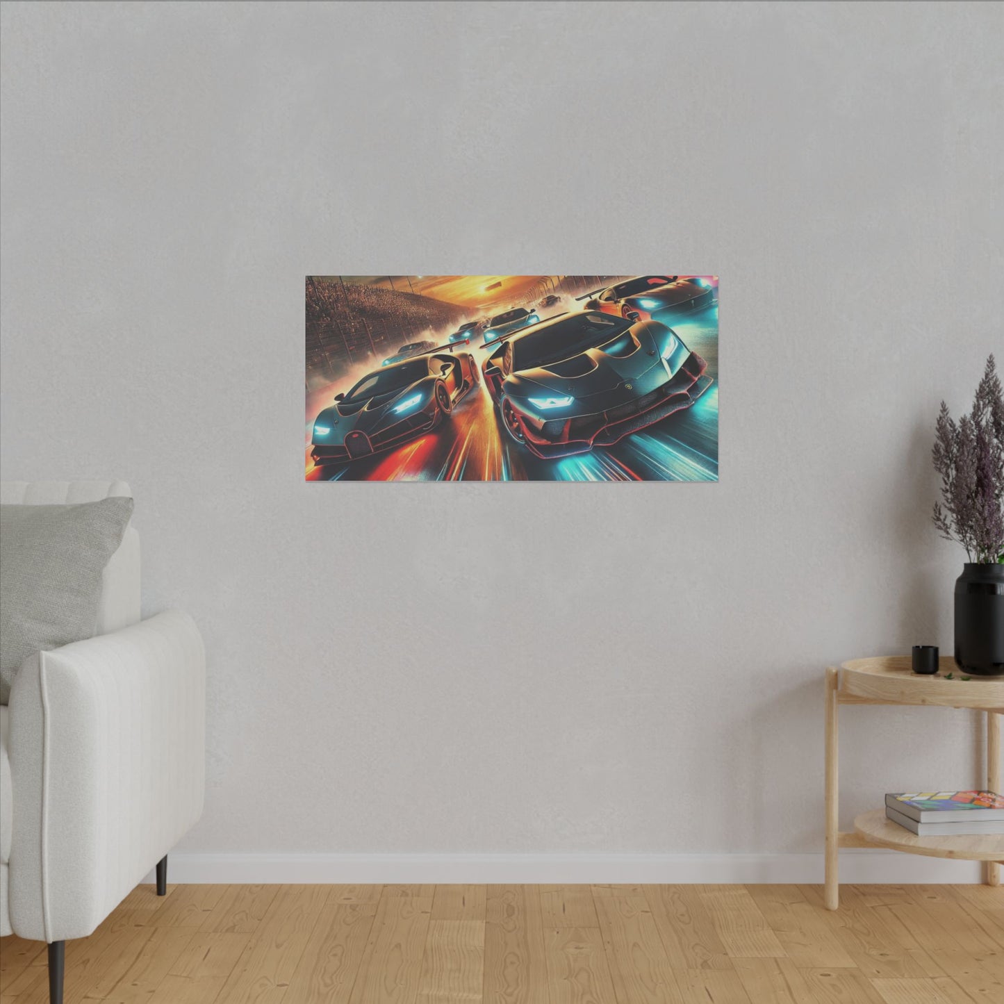 Canvas Print - Super Cars Racing
