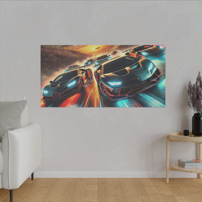 Canvas Print - Super Cars Racing