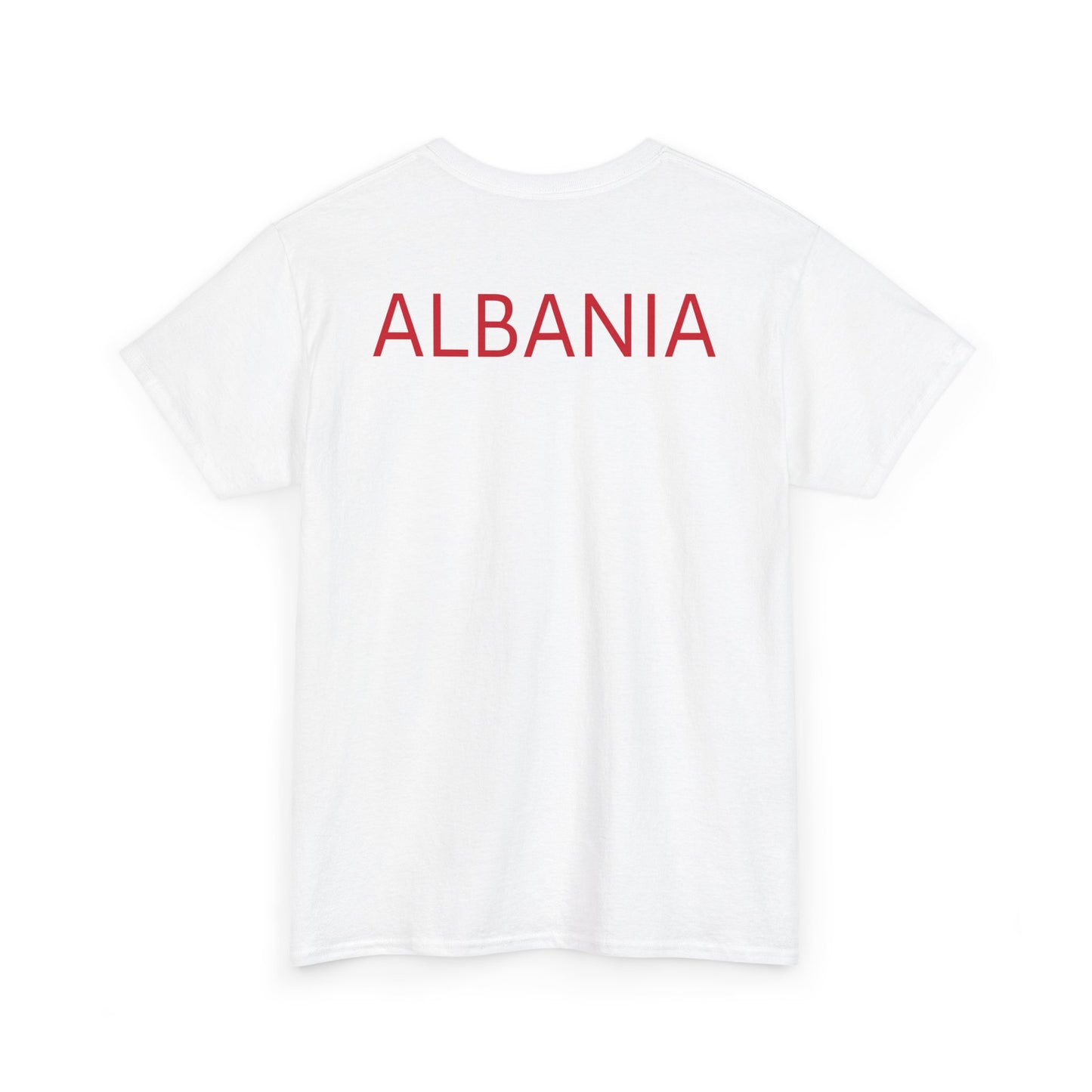 Unisex Heavy Cotton Tee T-shirt Albania Football Sport Men Women