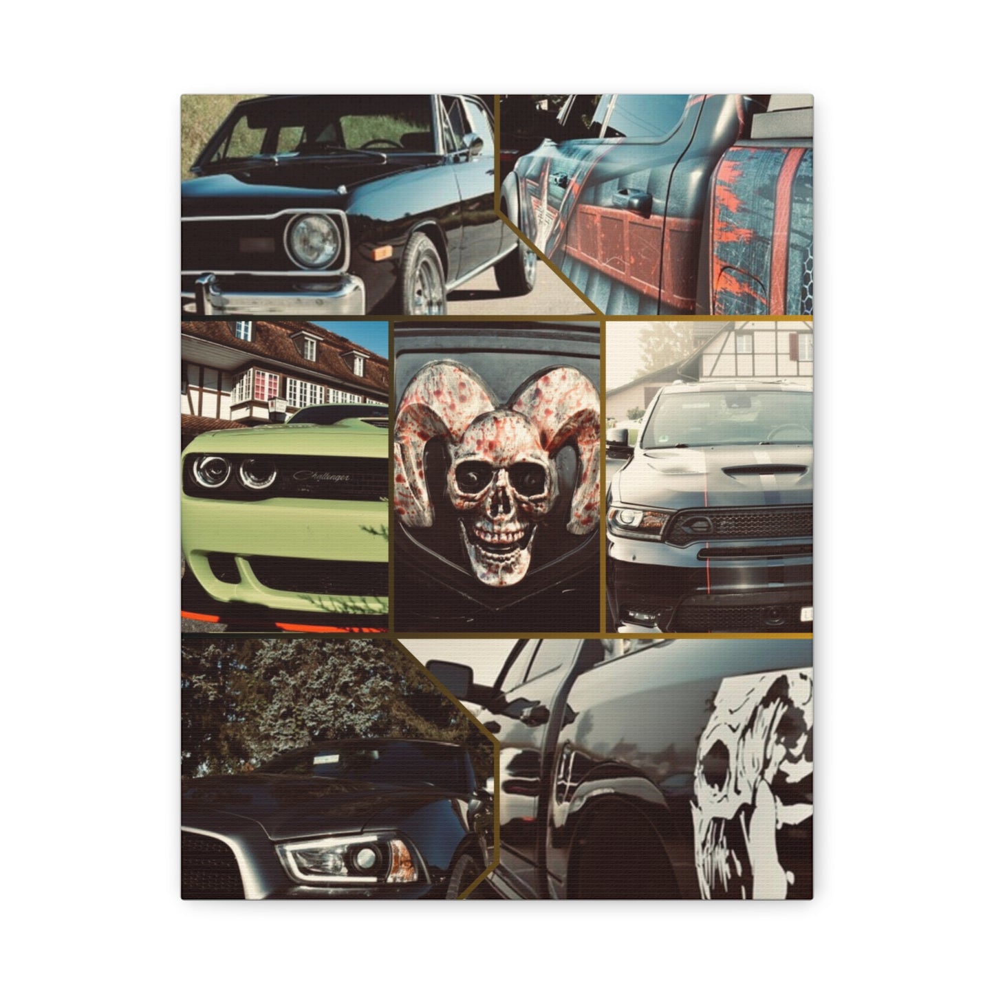 Canvas Print - American Cars Design