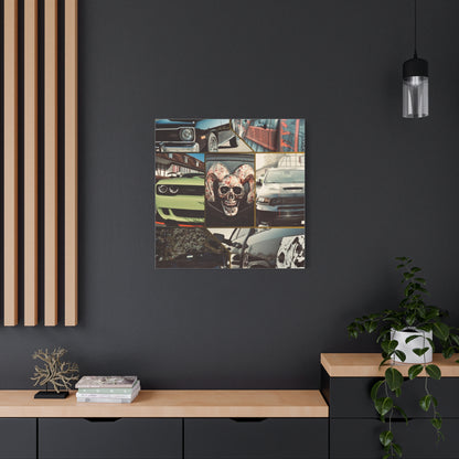 Canvas Print - American Cars Design