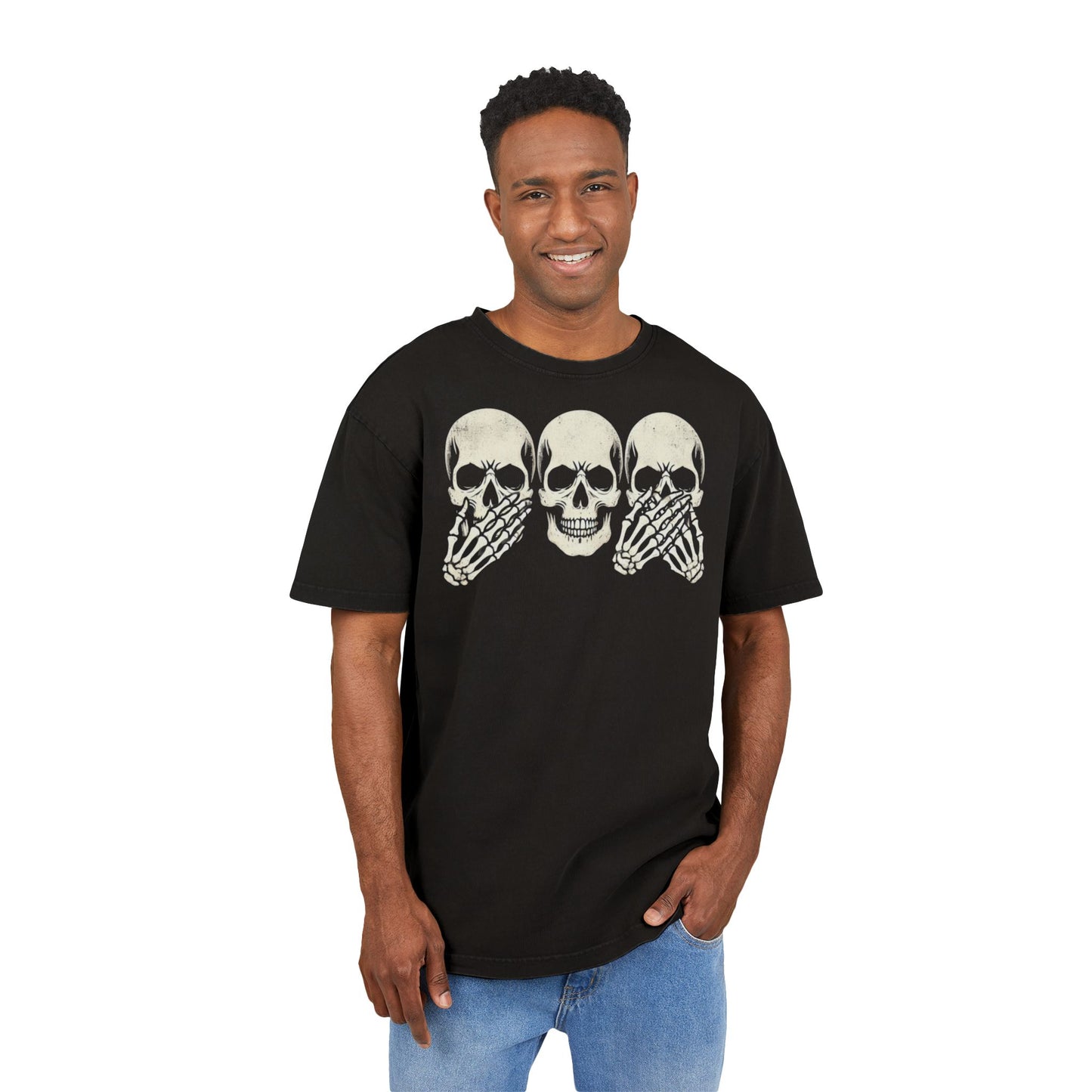 Oversize Tee - Skull Design