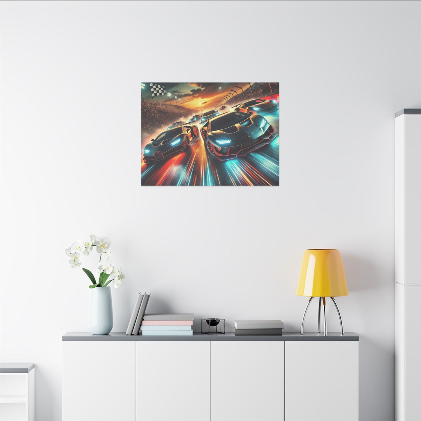 Canvas Print - Super Cars Racing