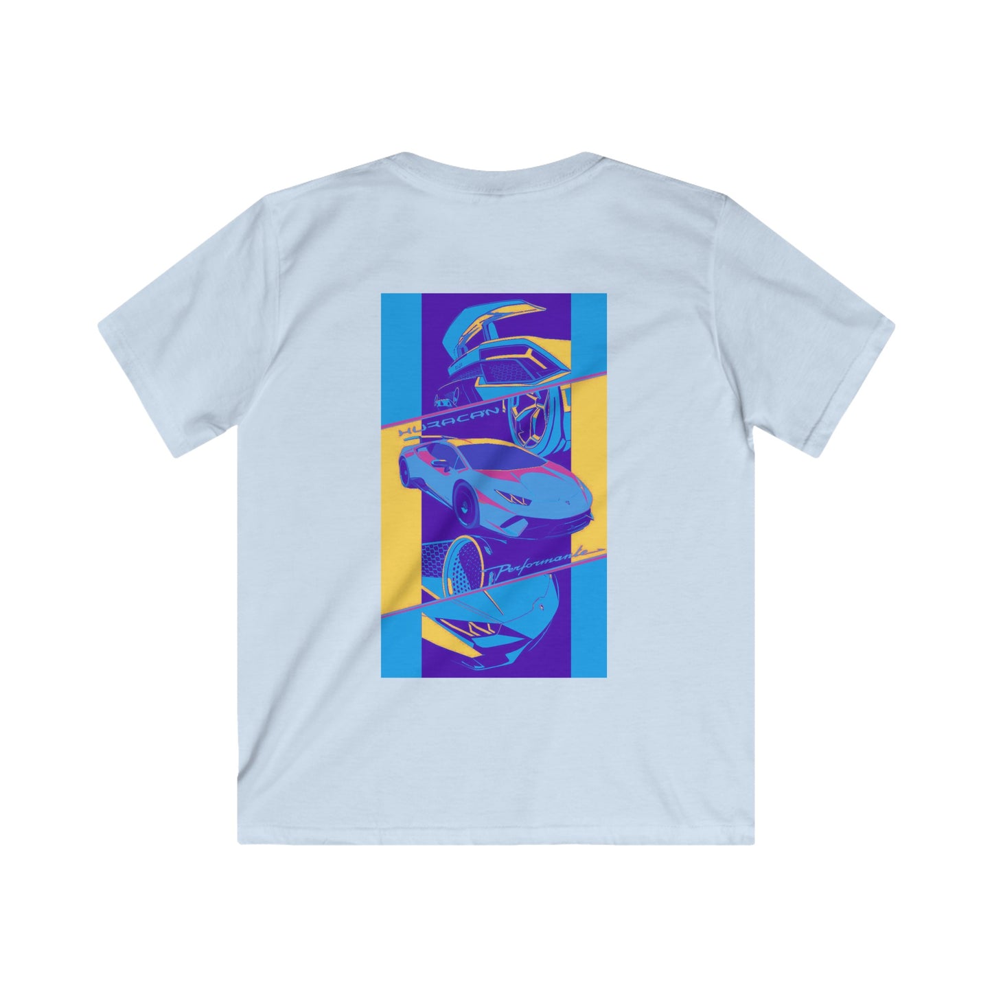 Kids Softstyle T-Shirt Lambo Cartoon Summer