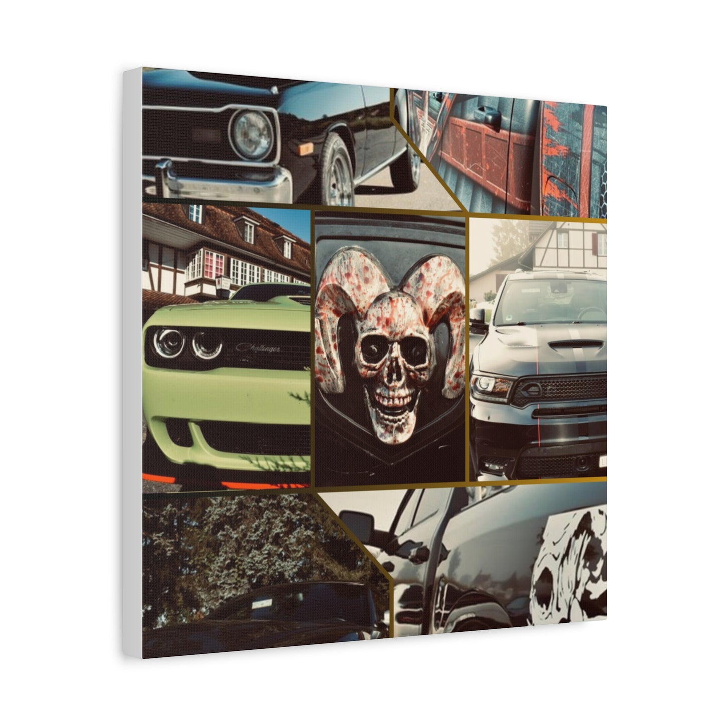 Canvas Print - American Cars Design