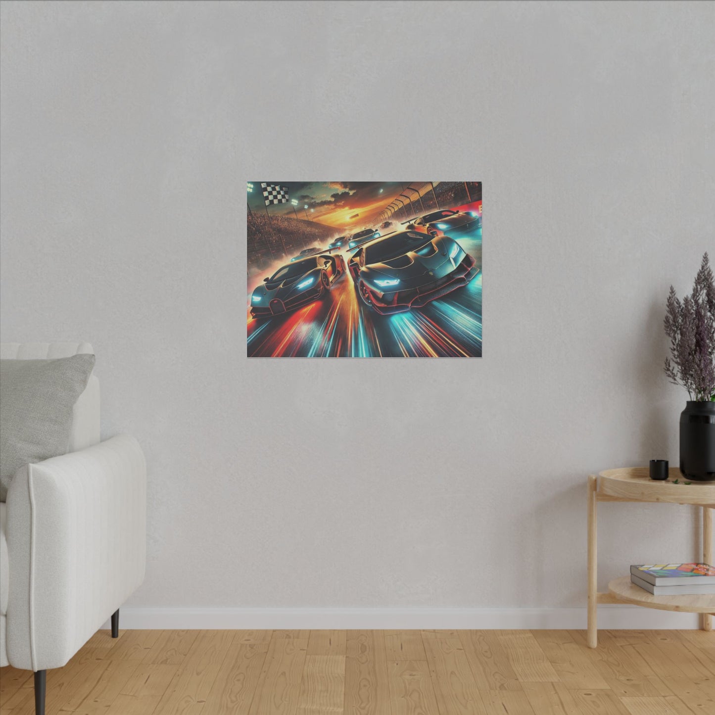 Canvas Print - Super Cars Racing