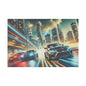 Canvas Print German Cars Racing on Streets Wall Art Decor