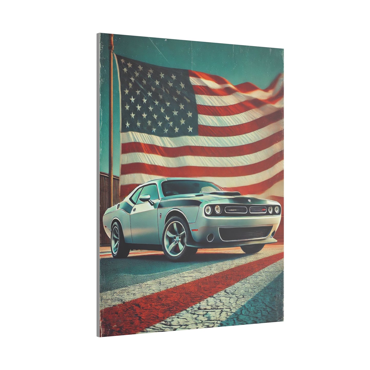 Canvas Print: Muscle American Car