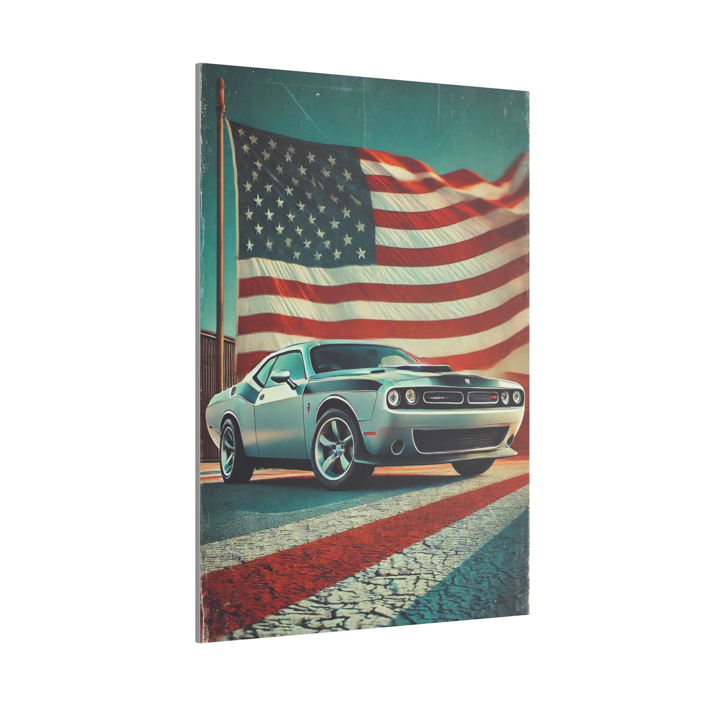 Canvas Print: Muscle American Car