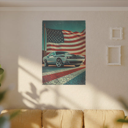 Canvas Print: Muscle American Car